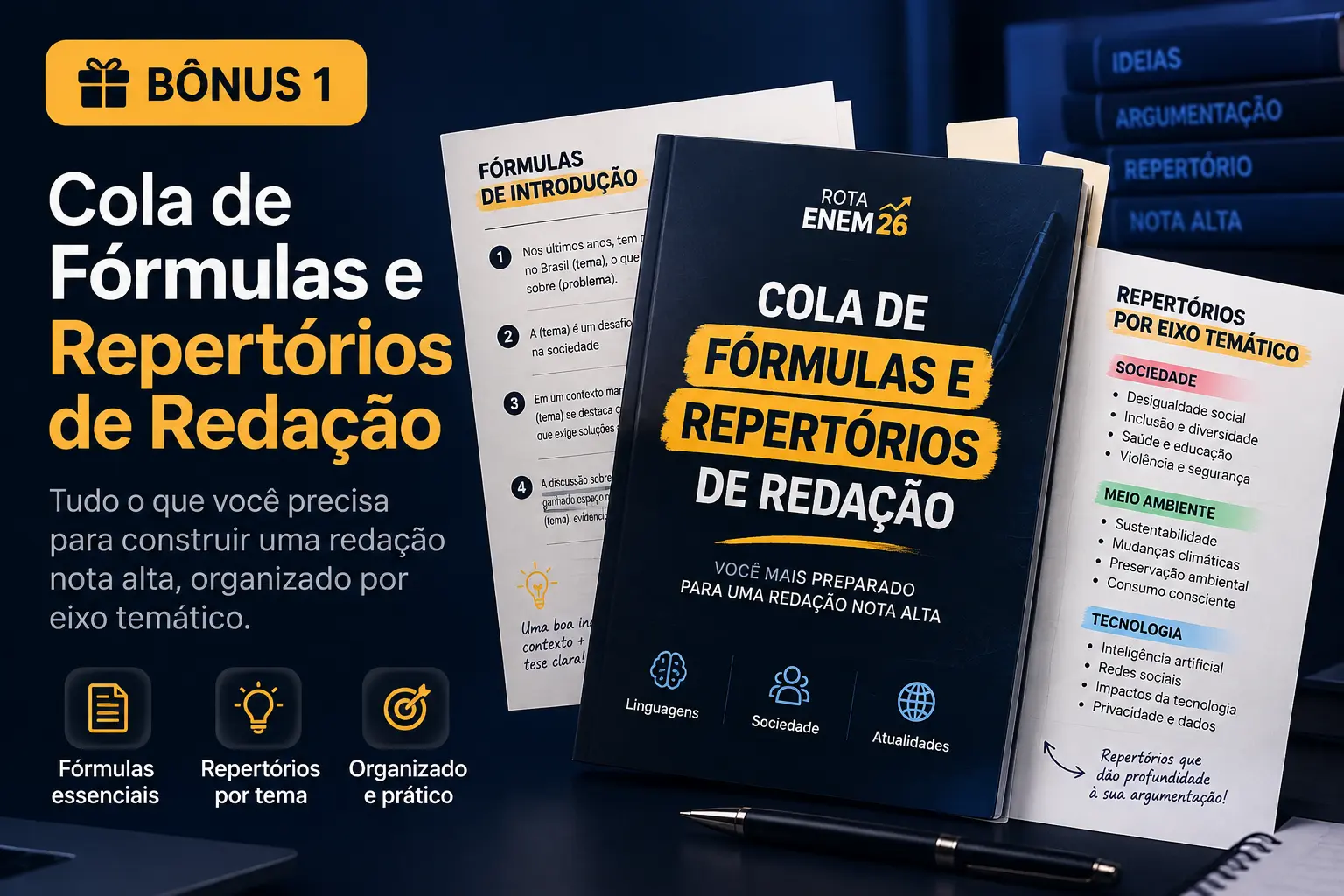 Bonus Cola de Formulas e Repertorios de Redacao